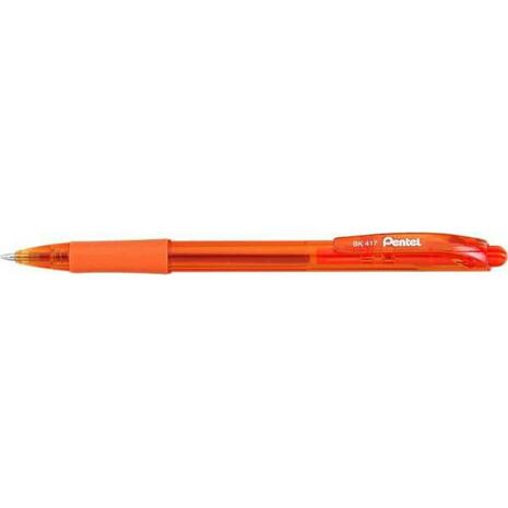 Στυλό διαρκείας Pentel BK417 0.7mm με κουμπί πορτοκαλί